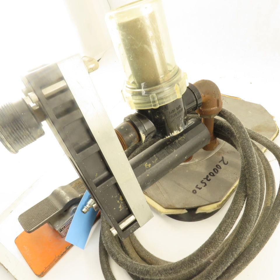 Strato-Vac 12" Square Neoprene Vacuum Cup PIAB Generator Air Switch Assembly