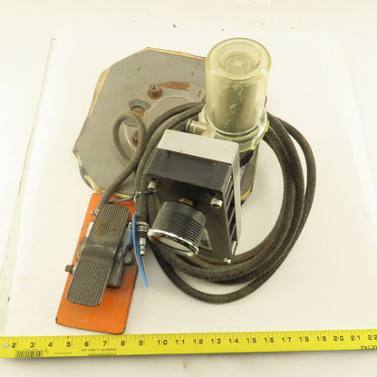 Strato-Vac 12" Square Neoprene Vacuum Cup PIAB Generator Air Switch Assembly