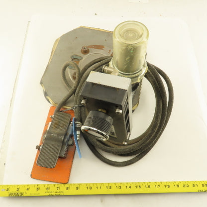 Strato-Vac 12" Square Neoprene Vacuum Cup PIAB Generator Air Switch Assembly