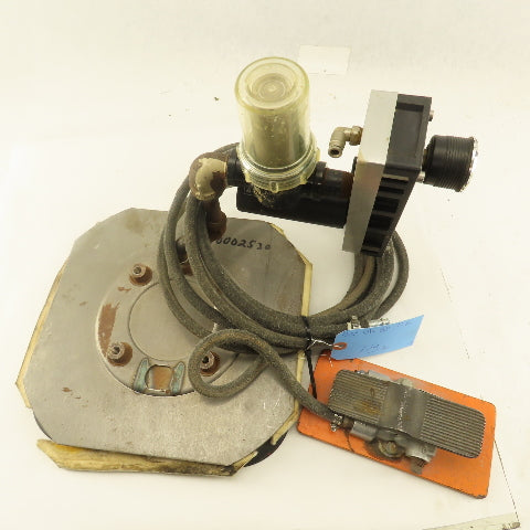 Strato-Vac 12" Square Neoprene Vacuum Cup PIAB Generator Air Switch Assembly