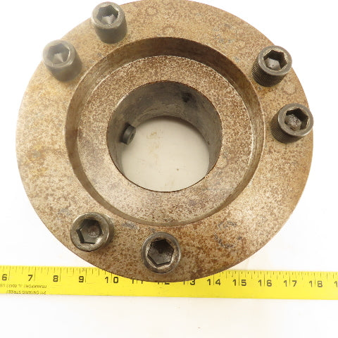 Mori Seiki SL 4 Spindle To Chuck Adapter For 8" Chuck 3-1/2" Thru Hole