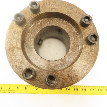 Mori Seiki SL 4 Spindle To Chuck Adapter For 8" Chuck 3-1/2" Thru Hole
