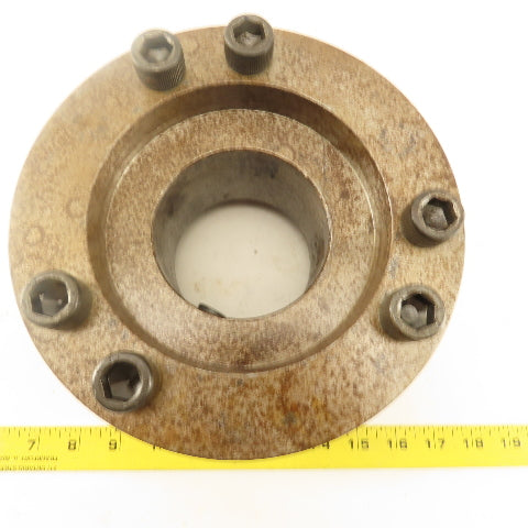 Mori Seiki SL 4 Spindle To Chuck Adapter For 8" Chuck 3-1/2" Thru Hole