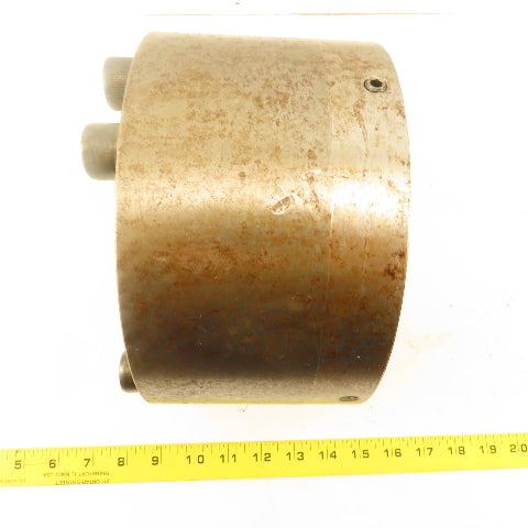 Mori Seiki SL 4 Spindle To Chuck Adapter For 8" Chuck 3-1/2" Thru Hole
