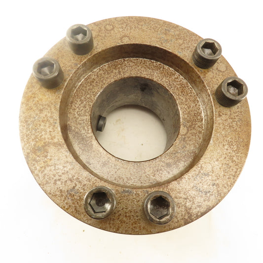 Mori Seiki SL 4 Spindle To Chuck Adapter For 8" Chuck 3-1/2" Thru Hole