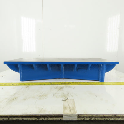 30" x 15" Cast Iron Webbed Miniature Layout Surface 5/8" Thick Ground Top