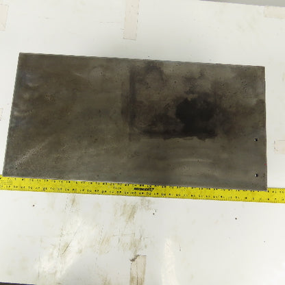 30" x 15" Cast Iron Webbed Miniature Layout Surface 5/8" Thick Ground Top