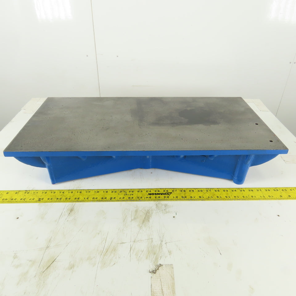 30" x 15" Cast Iron Webbed Miniature Layout Surface 5/8" Thick Ground Top