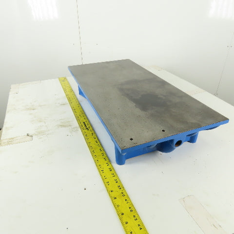 30" x 15" Cast Iron Webbed Miniature Layout Surface 5/8" Thick Ground Top