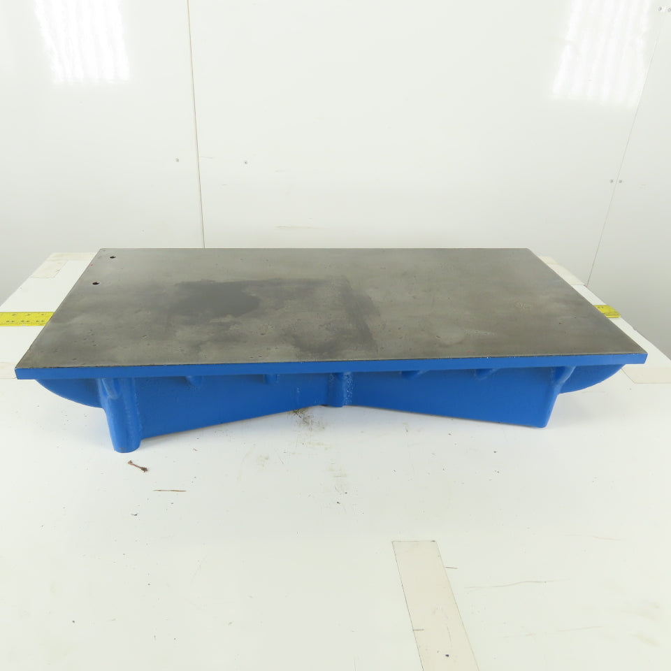 30" x 15" Cast Iron Webbed Miniature Layout Surface 5/8" Thick Ground Top