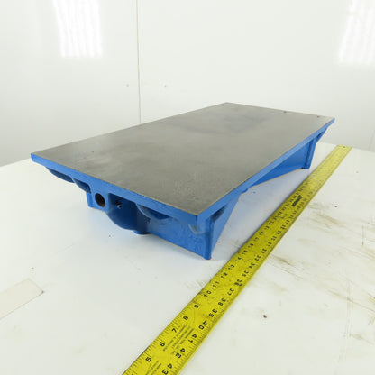 30" x 15" Cast Iron Webbed Miniature Layout Surface 5/8" Thick Ground Top
