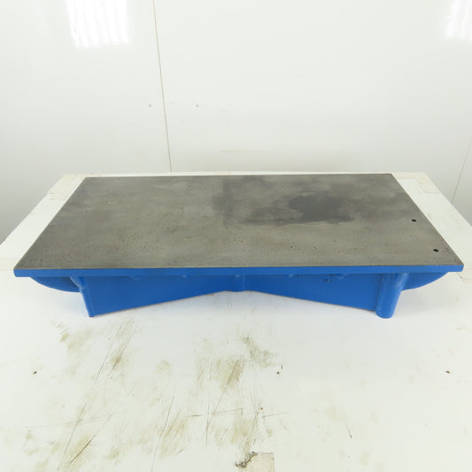 30" x 15" Cast Iron Webbed Miniature Layout Surface 5/8" Thick Ground Top