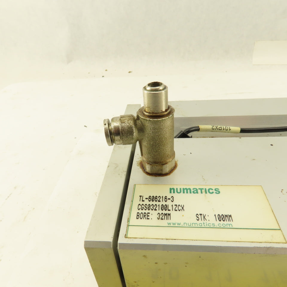 Numatics CGS032100L1ZCX 32mm Bore 100mm Stroke Non Rotating Guided Cylinder