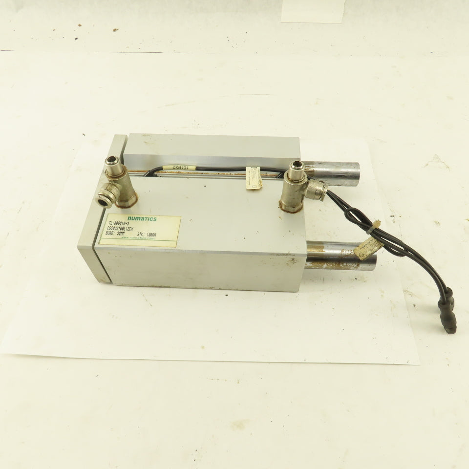 Numatics CGS032100L1ZCX 32mm Bore 100mm Stroke Non Rotating Guided Cylinder