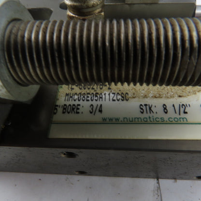 Numatics 3/4" Bore 8-1/2" And 5" Double Length Stroke Guided Cylinder