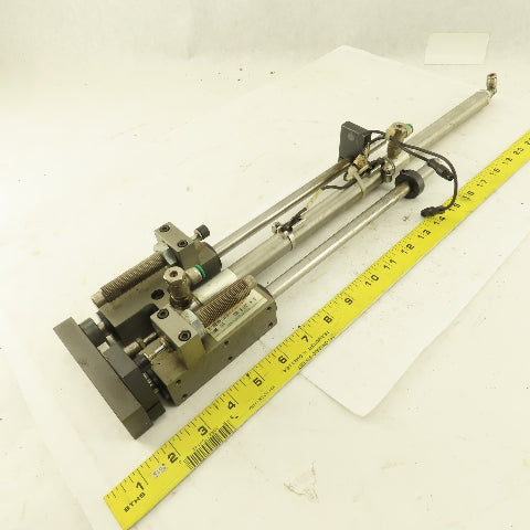 Numatics 3/4" Bore 8-1/2" And 5" Double Length Stroke Guided Cylinder