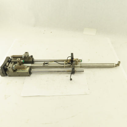 Numatics 3/4" Bore 8-1/2" And 5" Double Length Stroke Guided Cylinder