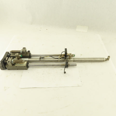 Numatics 3/4" Bore 8-1/2" And 5" Double Length Stroke Guided Cylinder
