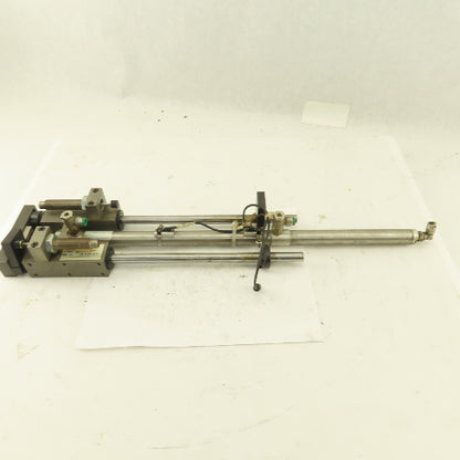 Numatics 3/4" Bore 8-1/2" And 5" Double Length Stroke Guided Cylinder