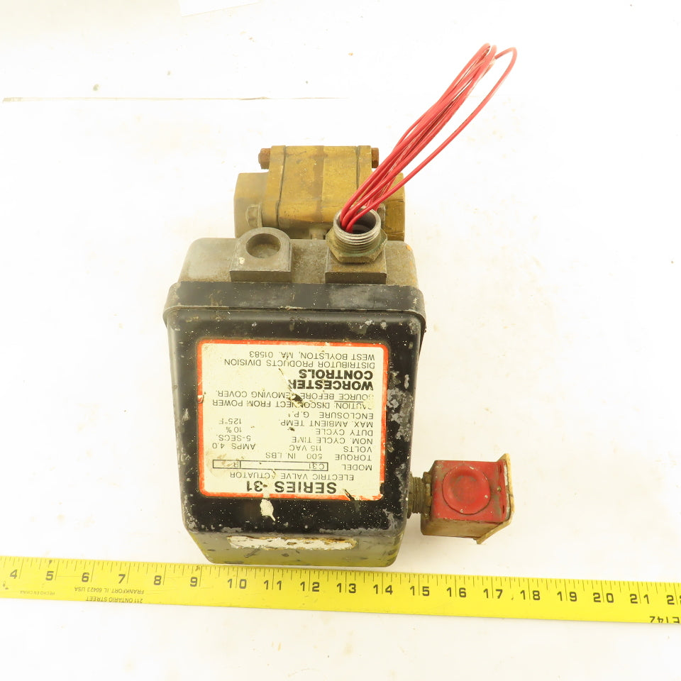 Worcester Controls C31 2" NPT Electric Valve Actuator 115V AC