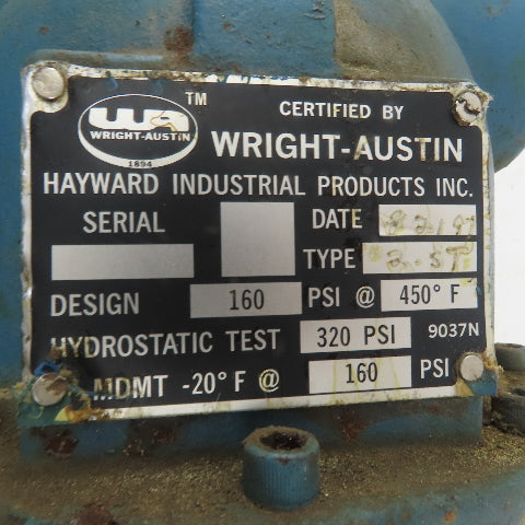 Wright Austin 2ST 2" NPT Type T 360 PSI Centrifugal Moisture Separator