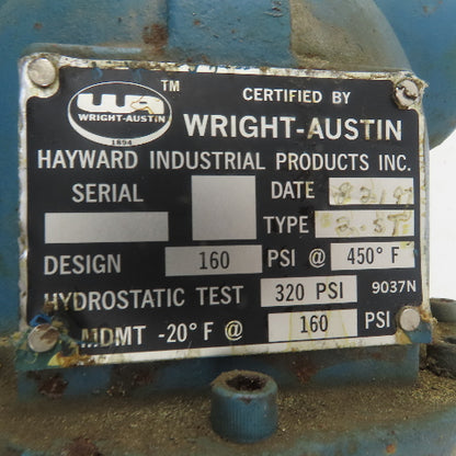 Wright Austin 2ST 2" NPT Type T 360 PSI Centrifugal Moisture Separator