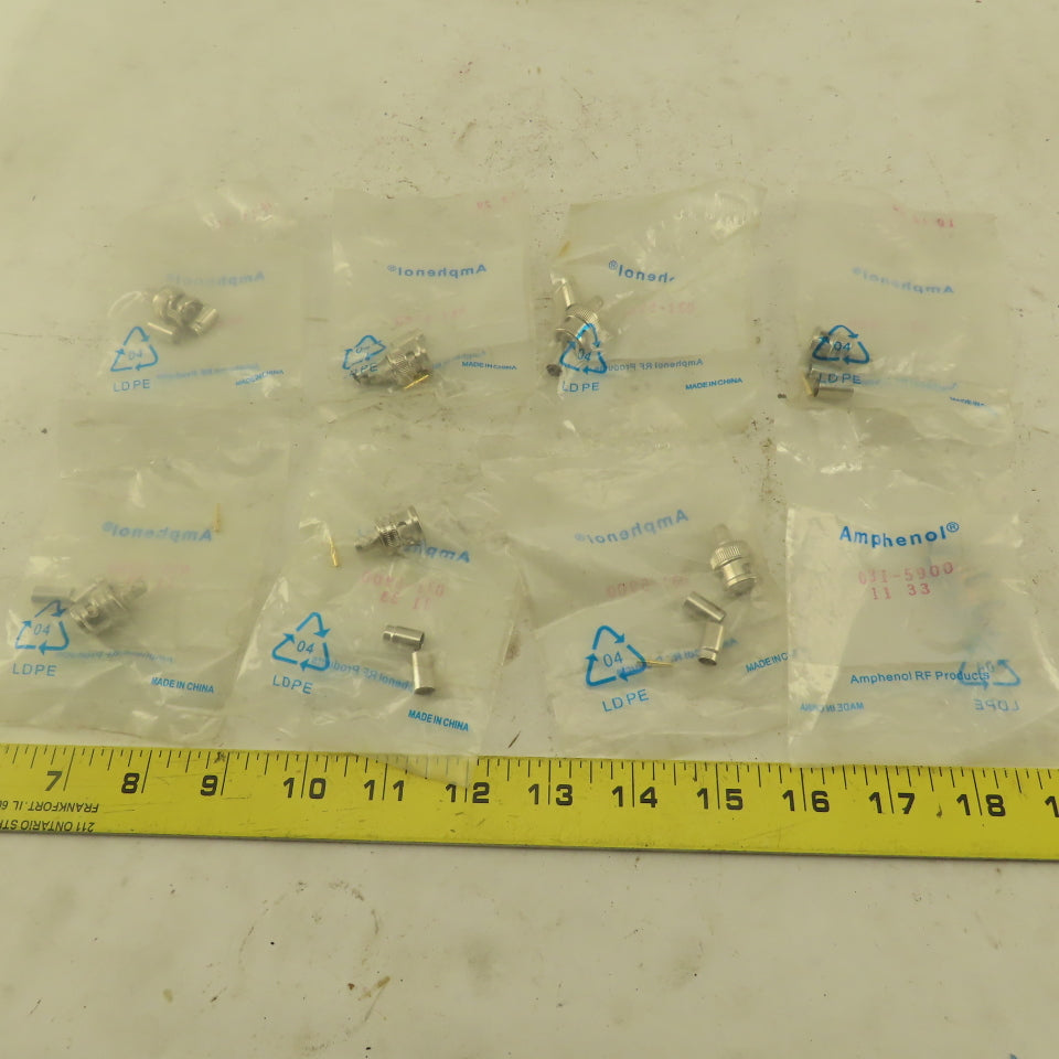 Amphenol 031-5900 RF Connector Kit Lot Of 8