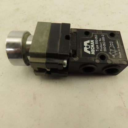 Mecman 550-053 2 Position Pneumatic Push Button Switch G1/8