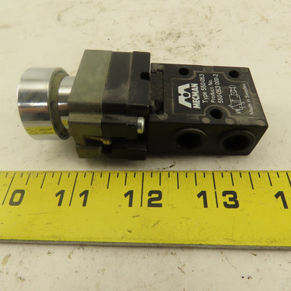 Mecman 550-053 2 Position Pneumatic Push Button Switch G1/8