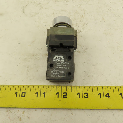 Mecman 550-053 2 Position Pneumatic Push Button Switch G1/8