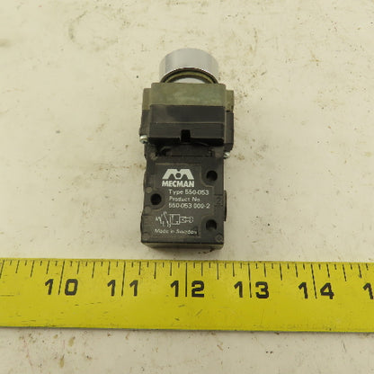 Mecman 550-053 2 Position Pneumatic Push Button Switch G1/8