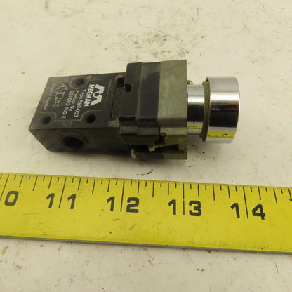 Mecman 550-053 2 Position Pneumatic Push Button Switch G1/8