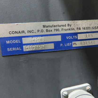 Conair Franklin Conomix Plus Volumetric Blender W/3 Hopper Feed Parts or Repair