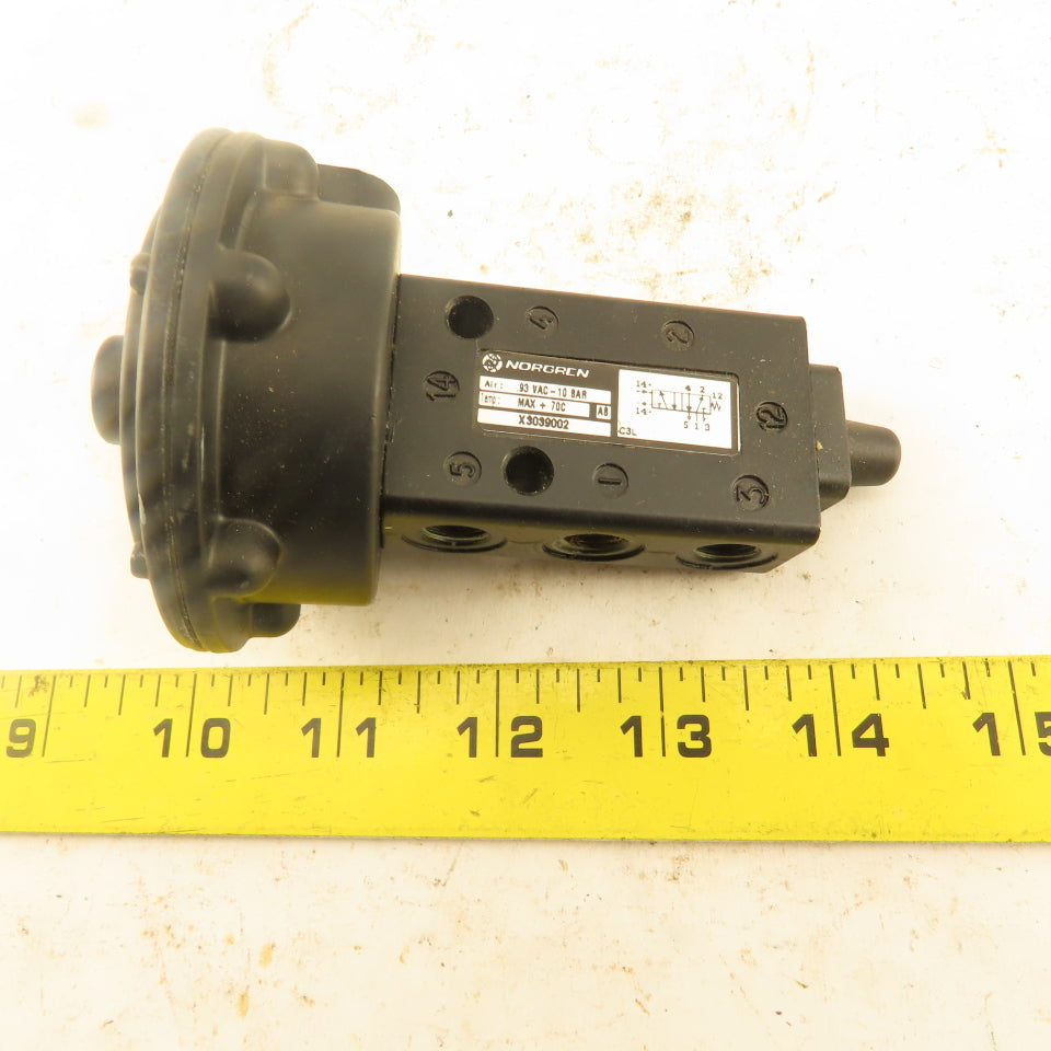 Norgren X3039002 Pressure Or Vacuum Spring Pilot 5/2 Air Valve 1/8NPT