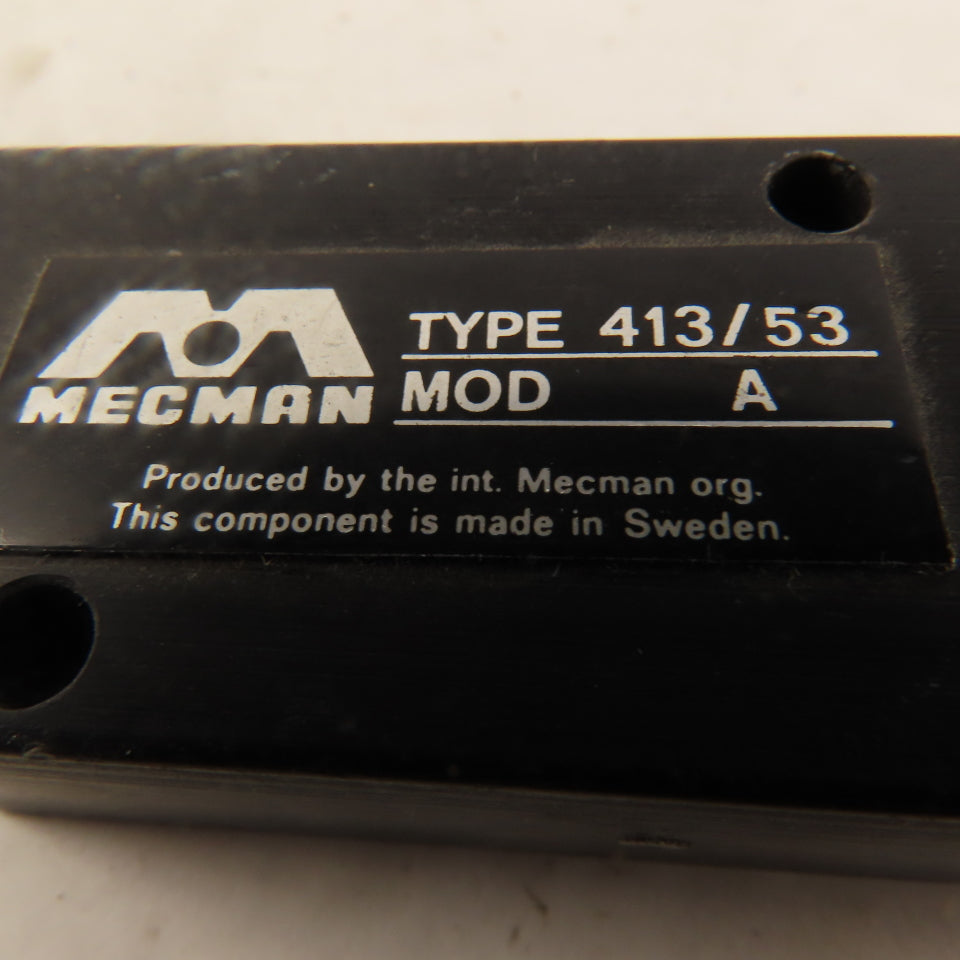 Mecman Type 413/53 Mod A Pneumatic Push Button Switch