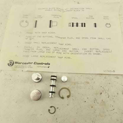 Worcester S RK39 Solenoid Block 39 Rebuild Kit