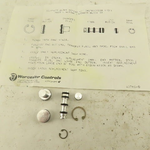 Worcester S RK39 Solenoid Block 39 Rebuild Kit