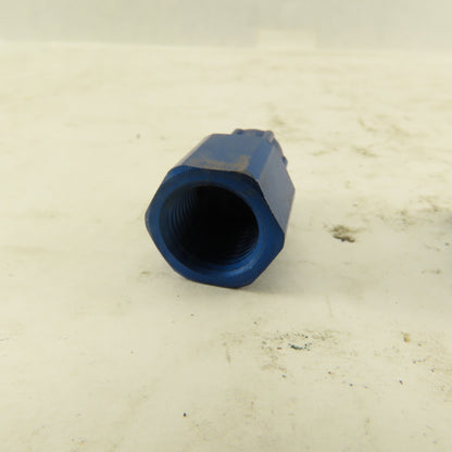3/16" ID x 1/4" OD Tube 1/4" Female NPT Aluminum Fitting Lot Of 2