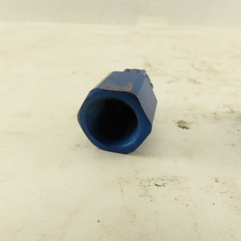 3/16" ID x 1/4" OD Tube 1/4" Female NPT Aluminum Fitting Lot Of 2