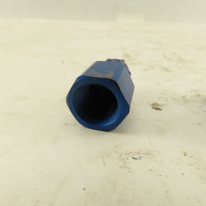 3/16" ID x 1/4" OD Tube 1/4" Female NPT Aluminum Fitting Lot Of 2