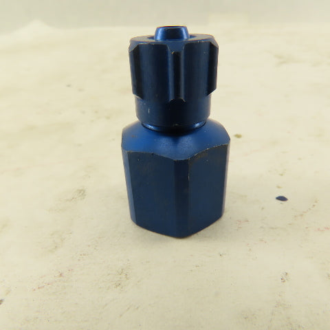3/16" ID x 1/4" OD Tube 1/4" Female NPT Aluminum Fitting Lot Of 2