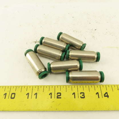 Prestolok 5/16" Tube X 5/16" Tube Brass Union Fitting Lot of 7