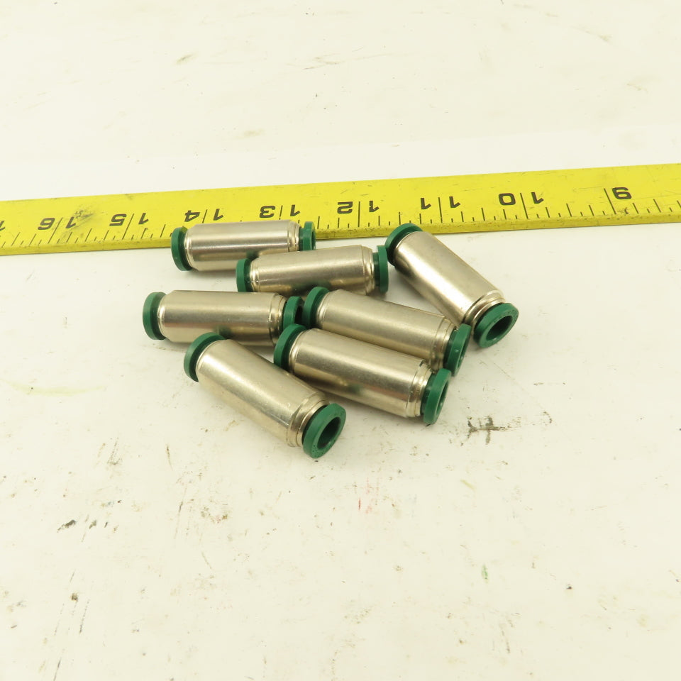 Prestolok 5/16" Tube X 5/16" Tube Brass Union Fitting Lot of 7