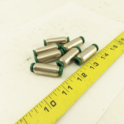 Prestolok 5/16" Tube X 5/16" Tube Brass Union Fitting Lot of 7