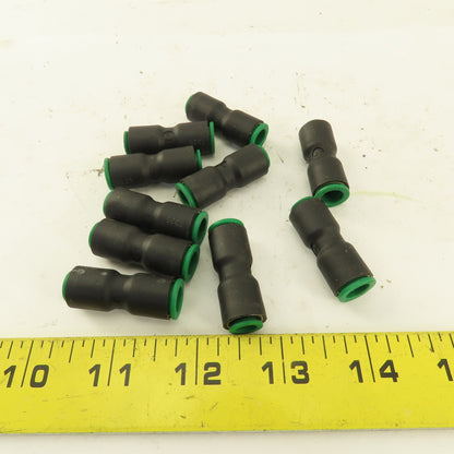 Legris 1/4" Tube x 5/16" Tube Nylon Union Fitting Lot of 10
