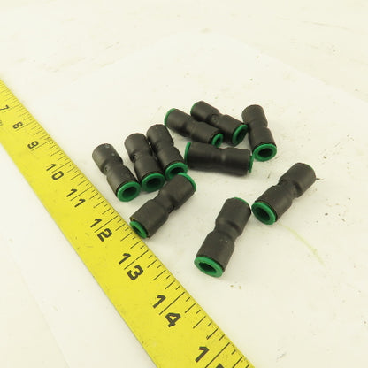 Legris 1/4" Tube x 5/16" Tube Nylon Union Fitting Lot of 10