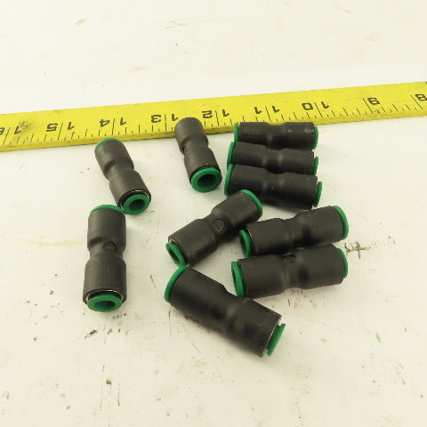 Legris 1/4" Tube x 5/16" Tube Nylon Union Fitting Lot of 10