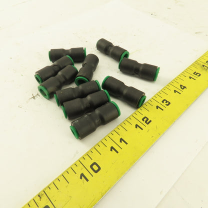 Legris 1/4" Tube x 5/16" Tube Nylon Union Fitting Lot of 10