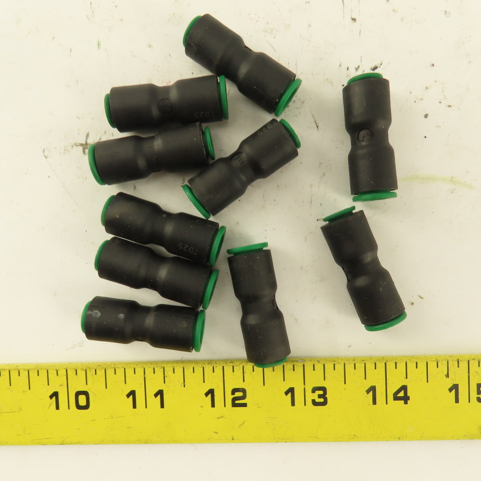 Legris 1/4" Tube x 5/16" Tube Nylon Union Fitting Lot of 10