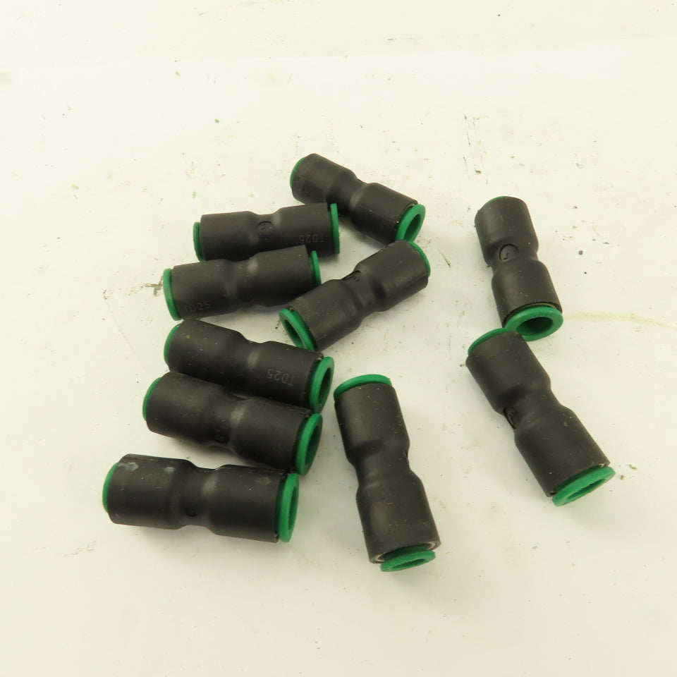 Legris 1/4" Tube x 5/16" Tube Nylon Union Fitting Lot of 10